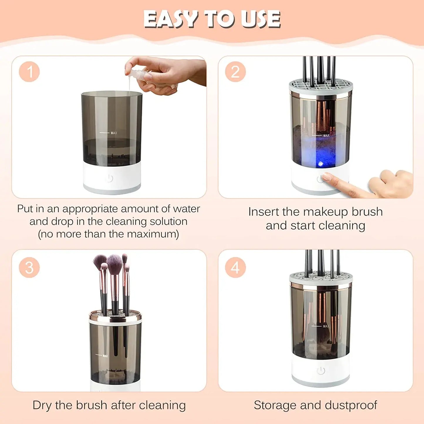 COSMETIC BRUSH CLEANER