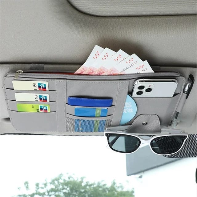 Buy 1 get 1 Free-Car Sun Visor Organizer with pockets