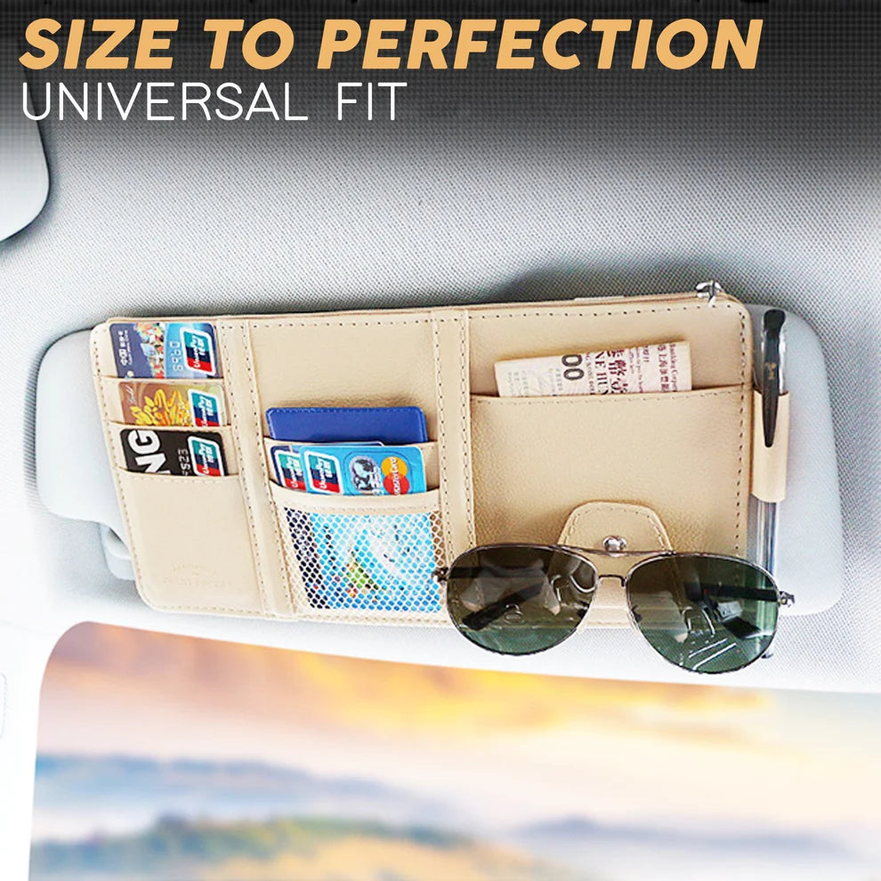 Buy 1 get 1 Free-Car Sun Visor Organizer with pockets